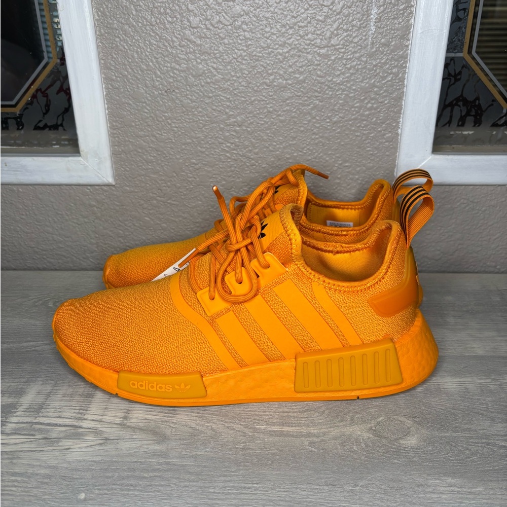 NWB Adidas Originals NMD R1 Womens Running Boost Bright Orange Gv9439 - Picture 8 of 13